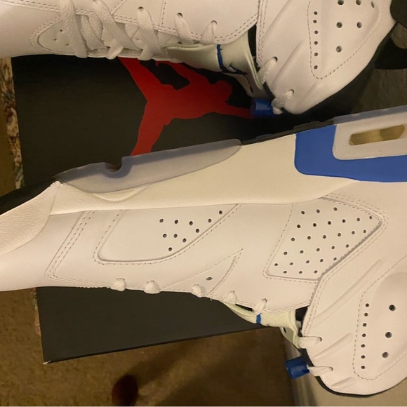 Authentic New In Box Jordan 6 Retro Sport Blue 2014 Size 13 Athletic Streetwear - Picture 9 of 16